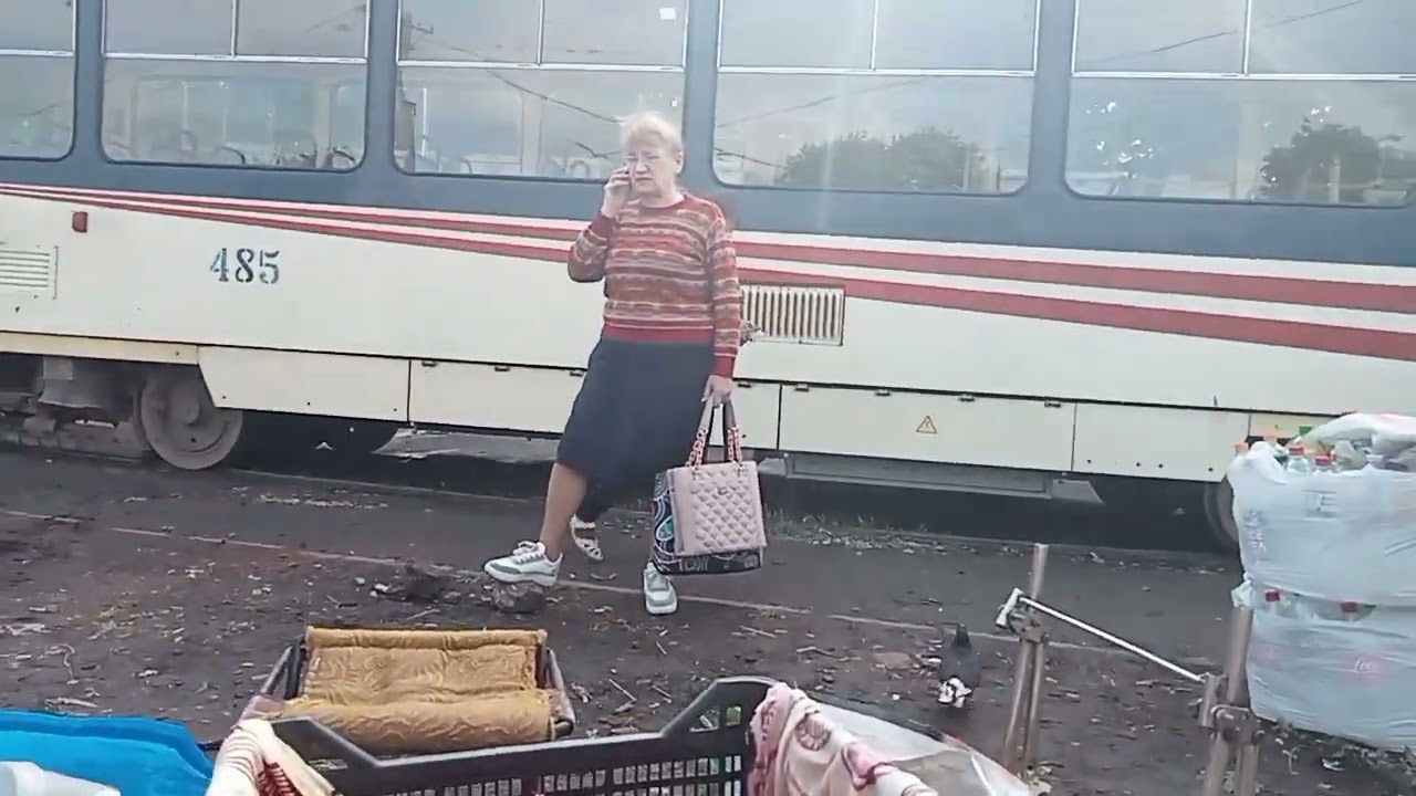 Кривой Рог.Долгинцево.Стихийный рынок.
