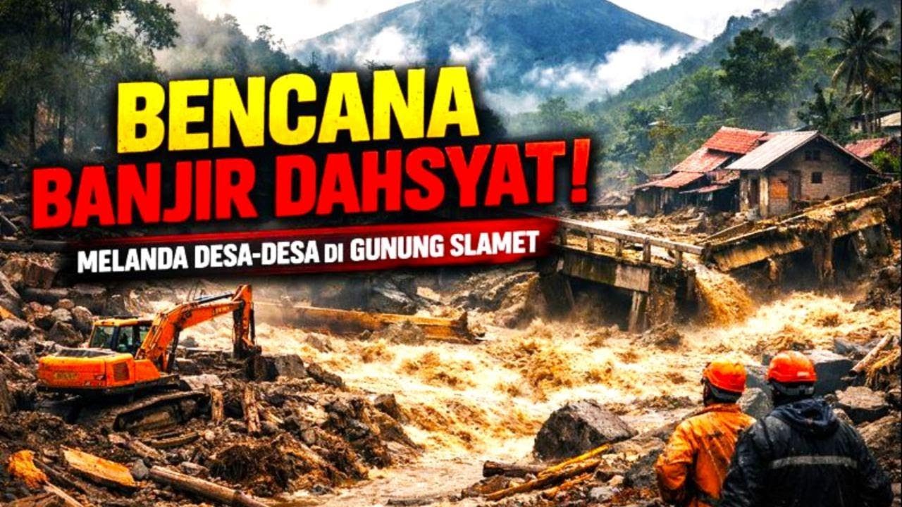 PASCA BANJIR BANDANG KONDISI TERKINI 3 WILAYAH LERENG GUNUNG SLAMET YANG TERDAMPAK
