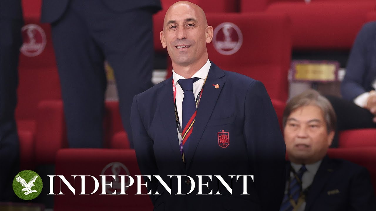 Luis Rubiales suspended by FIFA over conduct at World Cup final