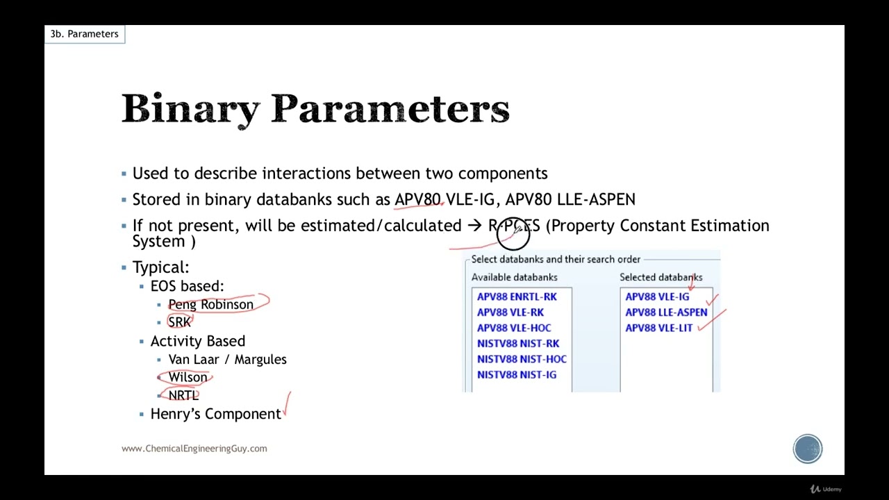 53 Binary Parameters - Aspen Plus Physical Properties