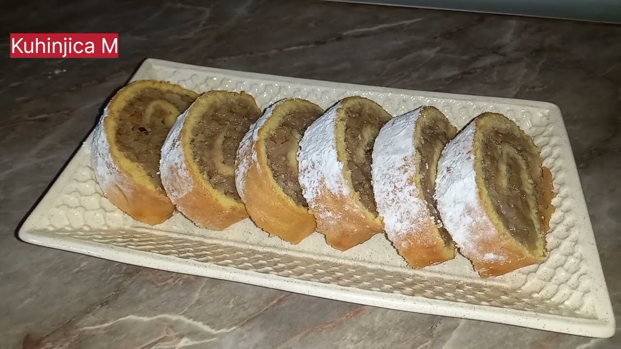 Najbrži rolat sa jabukama- Brzo i jednostavno za tren bude gotov.