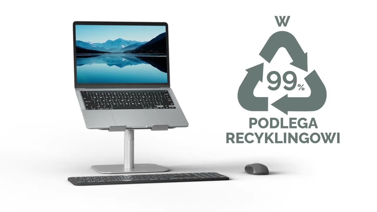 Przedstawiamy nabiurkową podstawę pod laptop Alumia&trade;