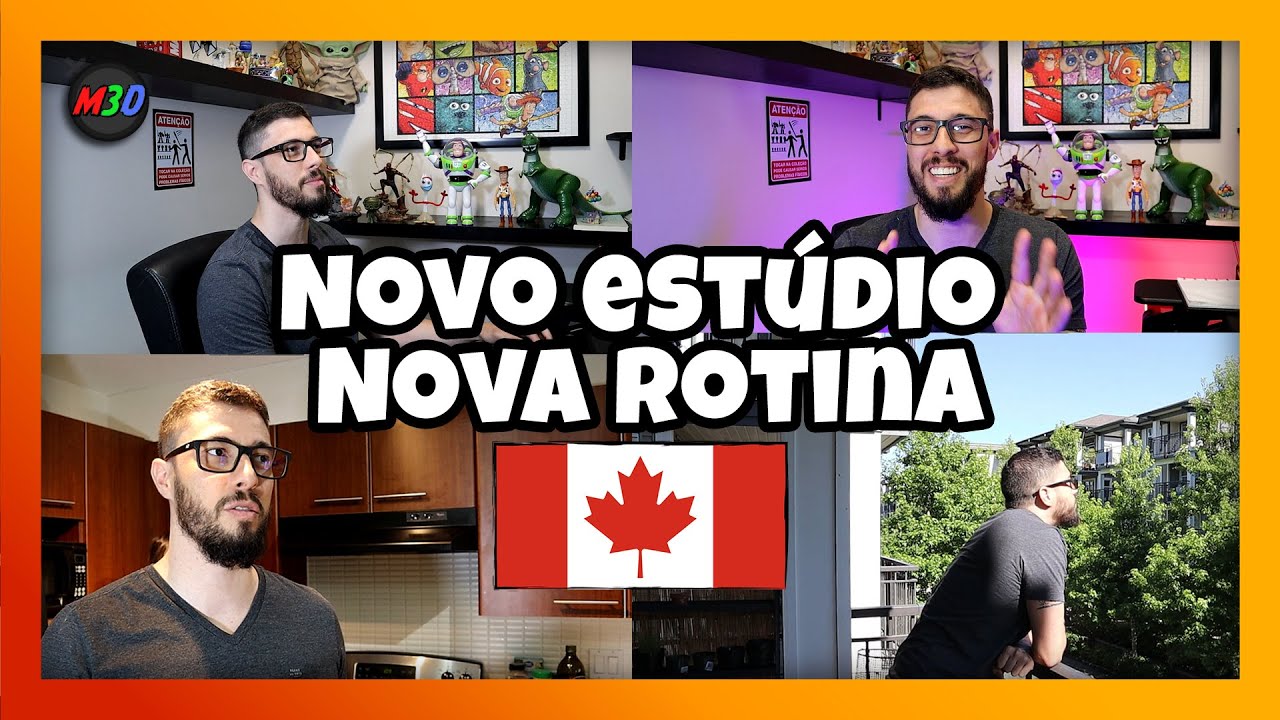 1 dia de rotina de trabalho - Animador 3d home office | Vancouver, Canada