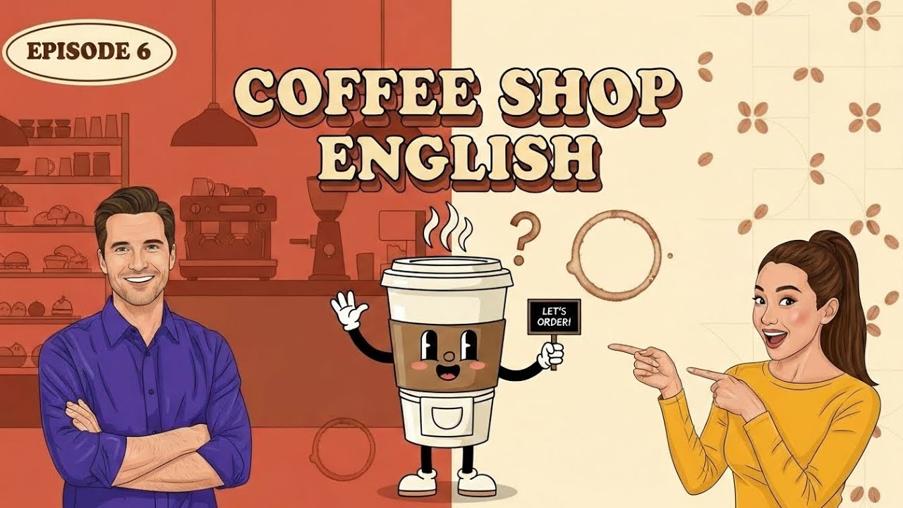 Order Coffee in English Like a Pro | Starbucks & Cafe Conversation Practice (Customization Tips)