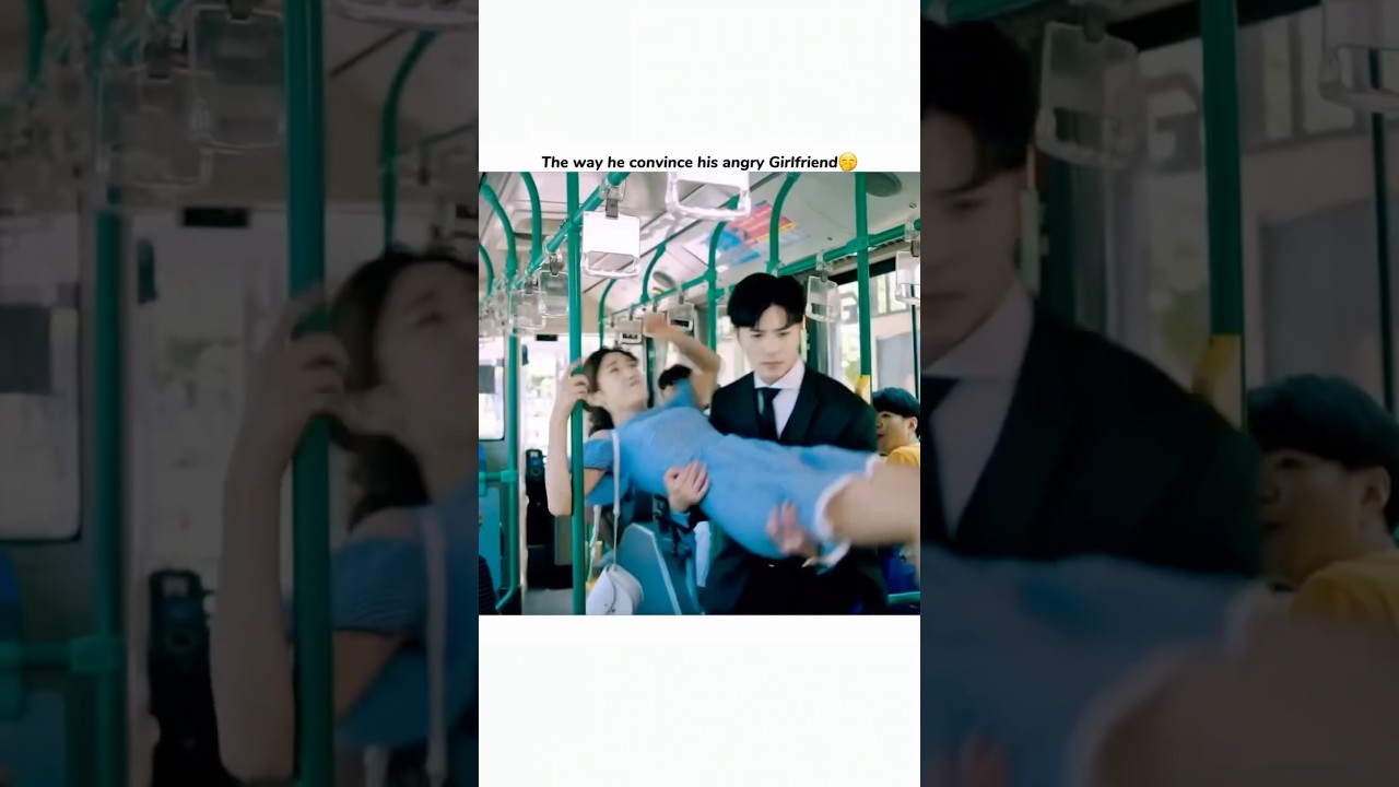 The way he convince his angry girlfriend🤭