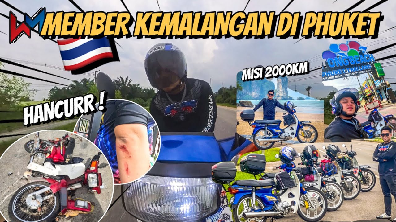 RIDE GILA | CHALLENGE 3 HARI 🔥PERJALANAN JELAJAH THAILAND 🇹🇭 EPISODE 1
