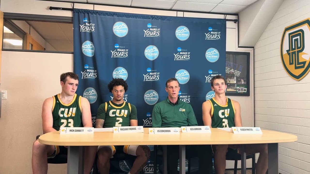 Concordia Postgame Press Conference - 2026 PacWest Men’s Quarterfinals CUI vs FPU