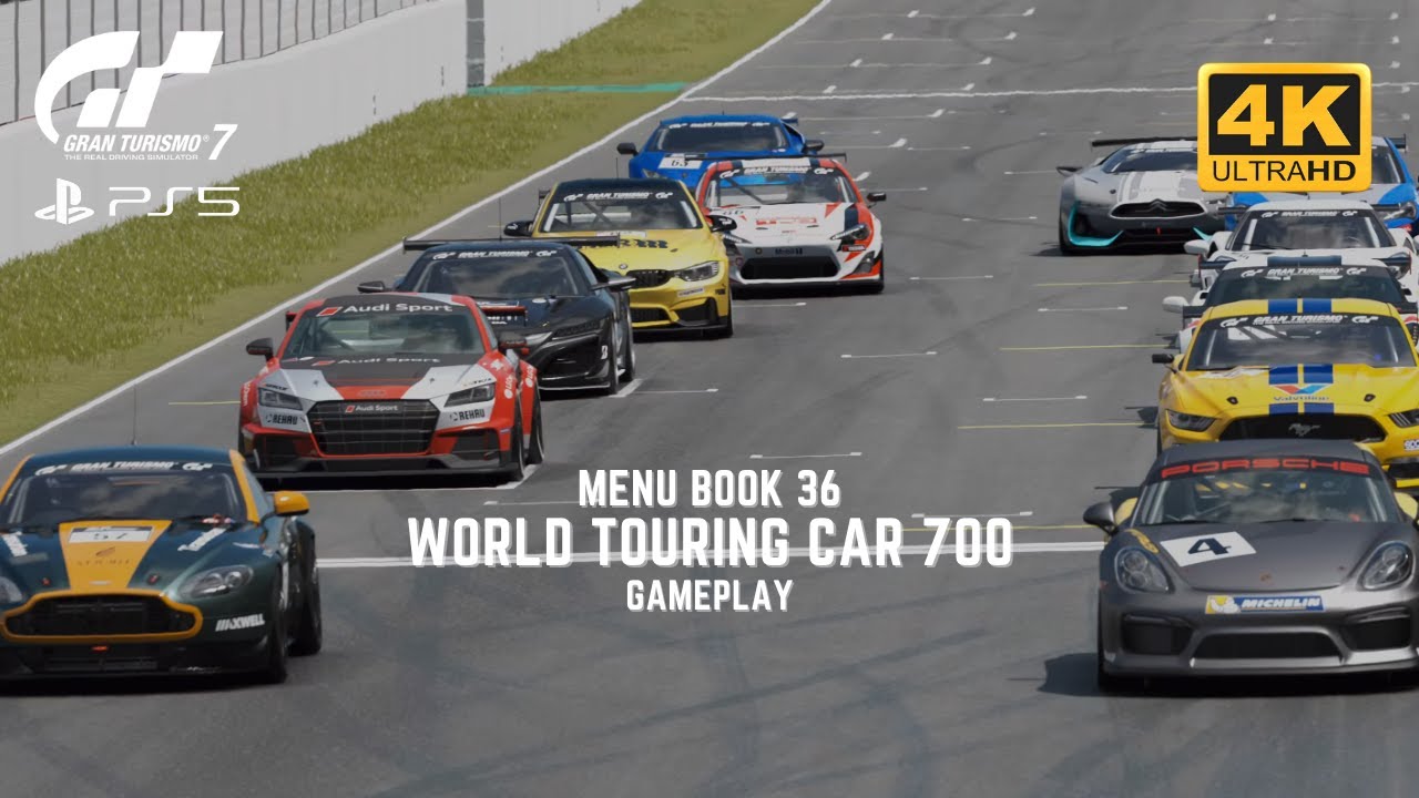 Gran Turismo 7 - Menu Book 36 - Championship: World Touring Car 700 - Gameplay - 4K 60fps HDR PS5