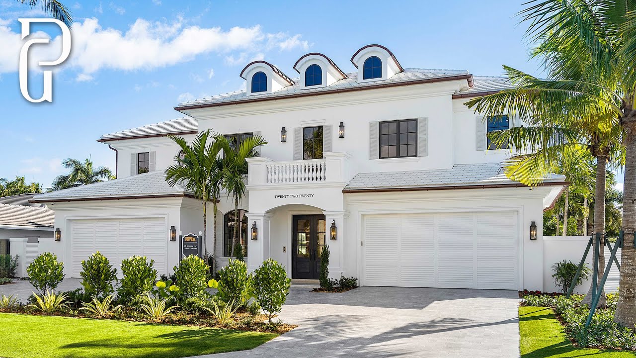 $5.5 Million Dollar J.P. DiMisa Luxury Home (2220 East Silver Palm Rd, Boca Raton)