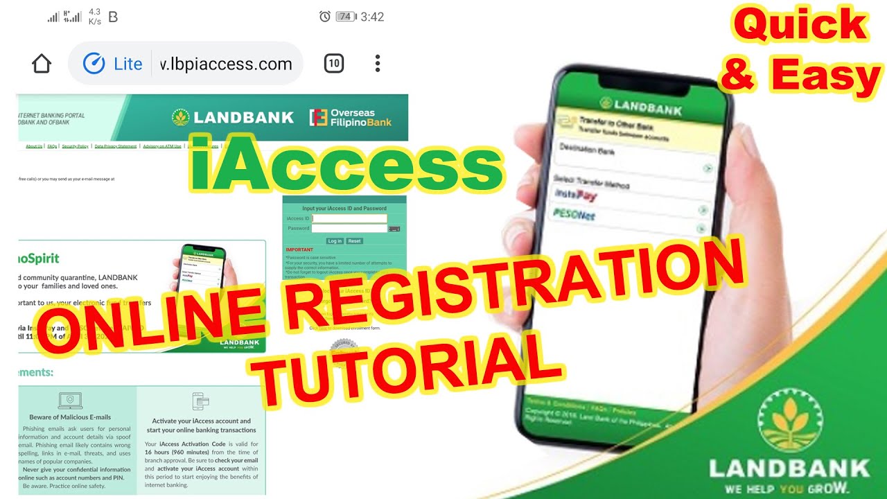 Landbank iAccess Online Registration 2025 | iAccess Online Enrollment Tutorial