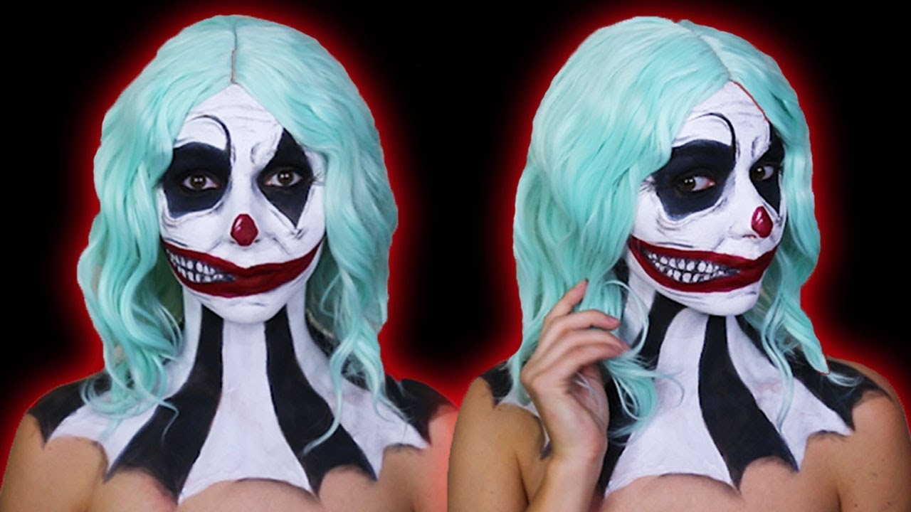 EVIL CLOWN HALLOWEEN MAKEUP TUTORIAL | Kristen McGowan