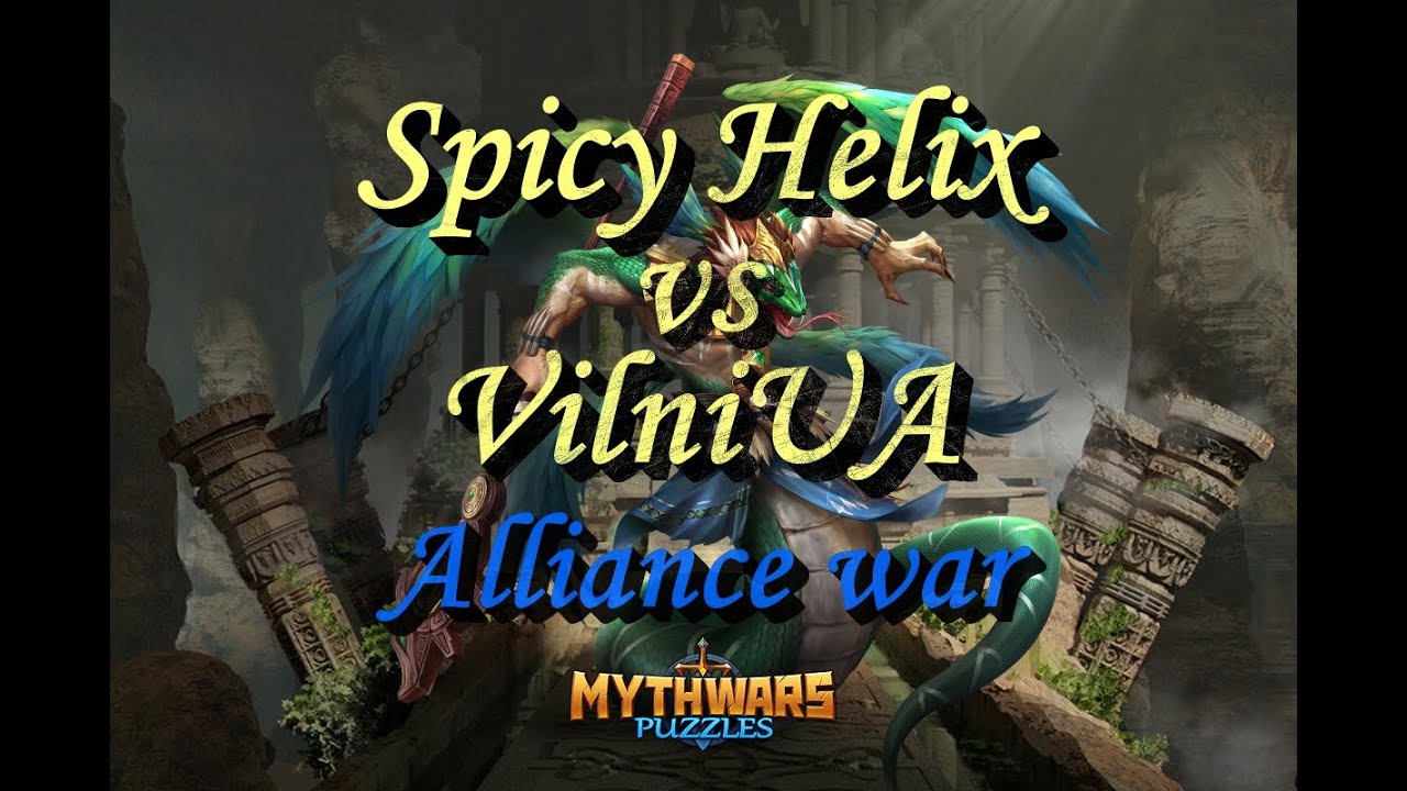 Spicy Helix vs VilniUA. Битва альянсов в Mythwars & Puzzles