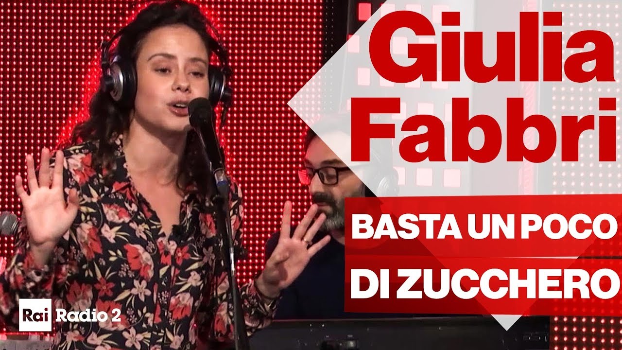 GIULIA FABBRI, la nostra MARY POPPINS, dal vivo a Radio2 Social Club - 