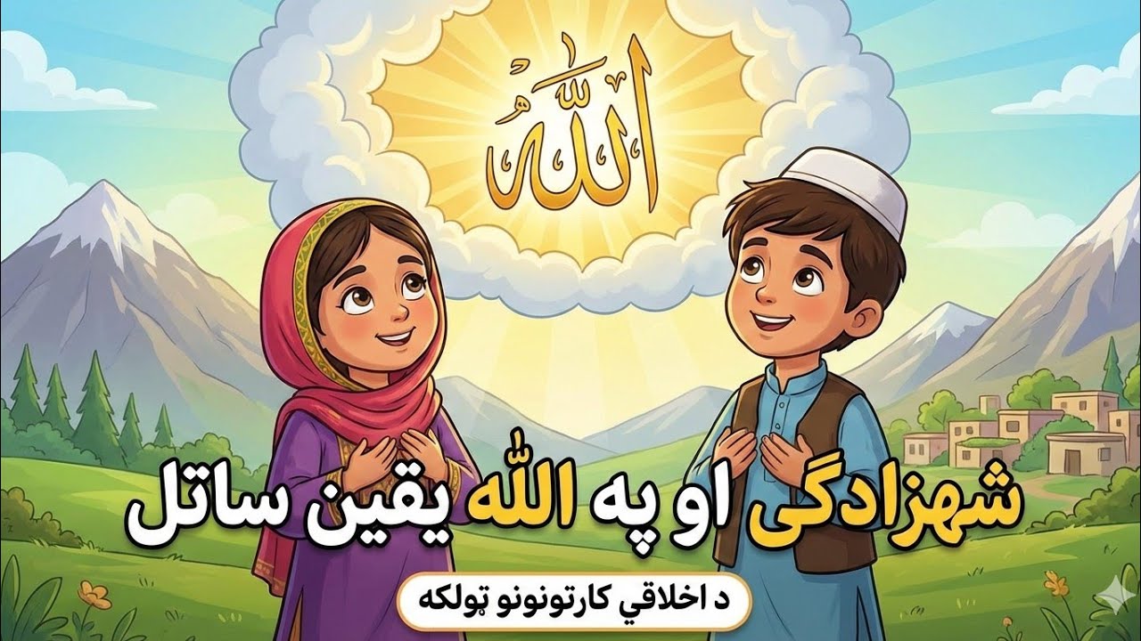 Princess Who Trusted  | د شهزادګۍ په الله باور | Pashto Moral Cartoon