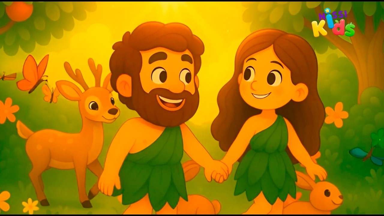 🍎 Adán y Eva - la Primera Desobediencia | Historia Bíblica para Niños | Valores Cristianos 👶