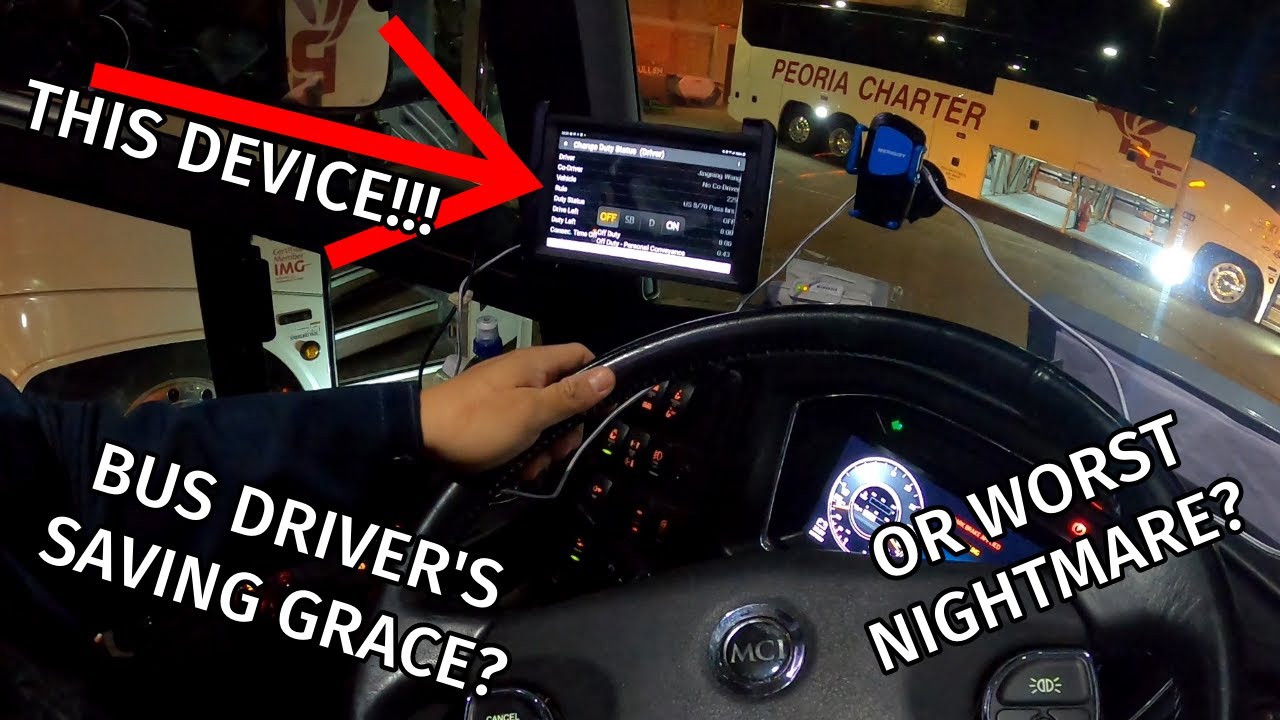 The most a bus driver can drive by law!