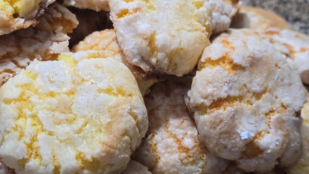 Biscotti fatti a casa gusto di cocco ,facili da preparareحلوى الكوك والسميدة#asmr#recipe 