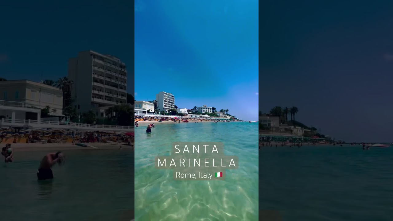 A beautiful day in Santa Marinella, Italy 🇮🇹 #santamarinella #santamarinellabeach #rome #italy