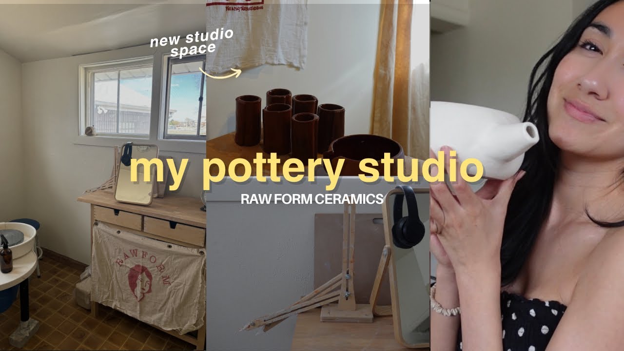 at home pottery studio tour 🧺💭🕊️ | entering a new season, Raw Form Ceramics 