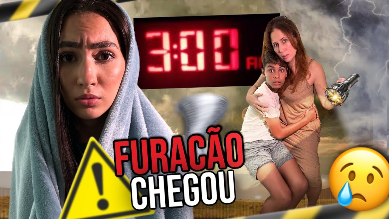 🌪️🚨NOITE DE MEDO NO FURACÃO DE ORLANDO  ** Furacao Chega à Flórida Hoje ** | furacão Milton