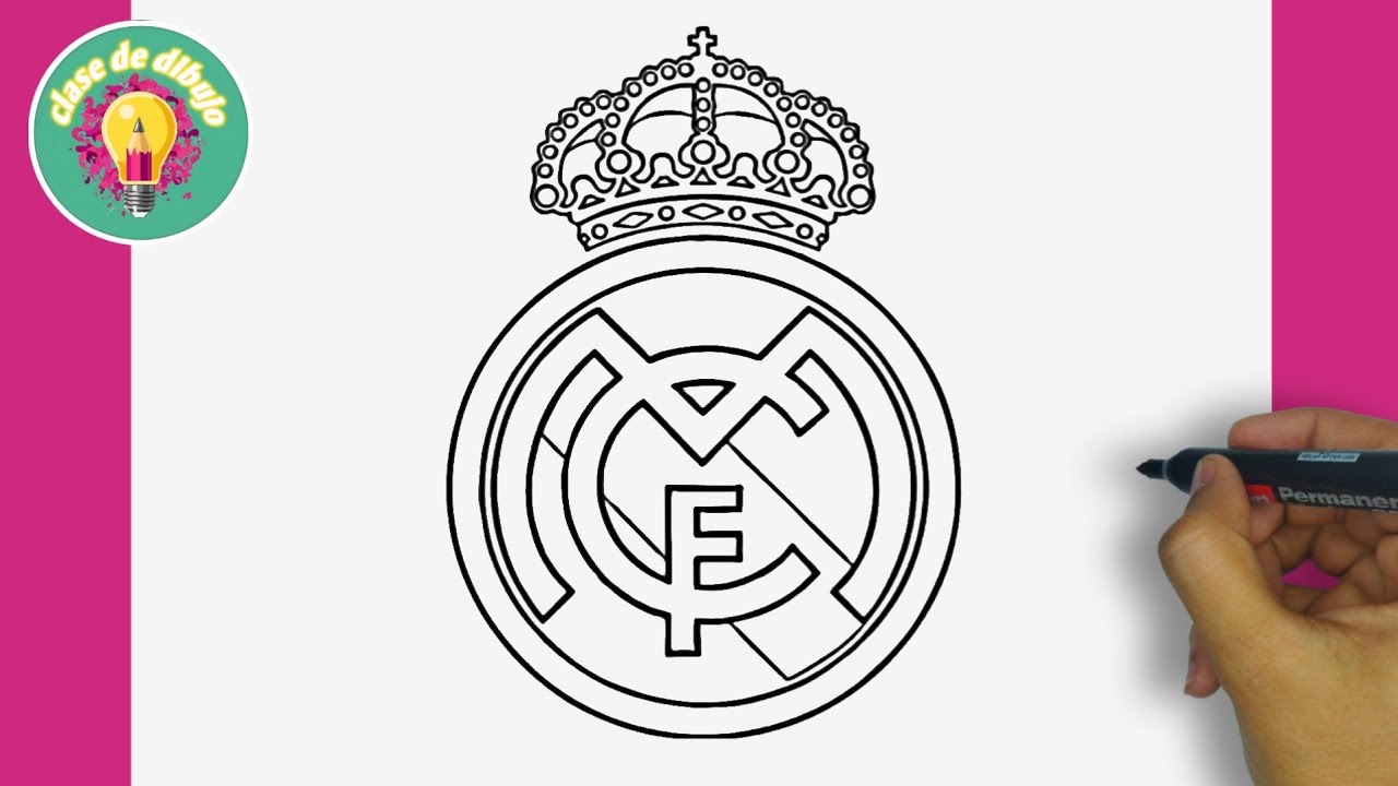 COMO DIBUJAR EL ESCUDO DEL REAL MADRID