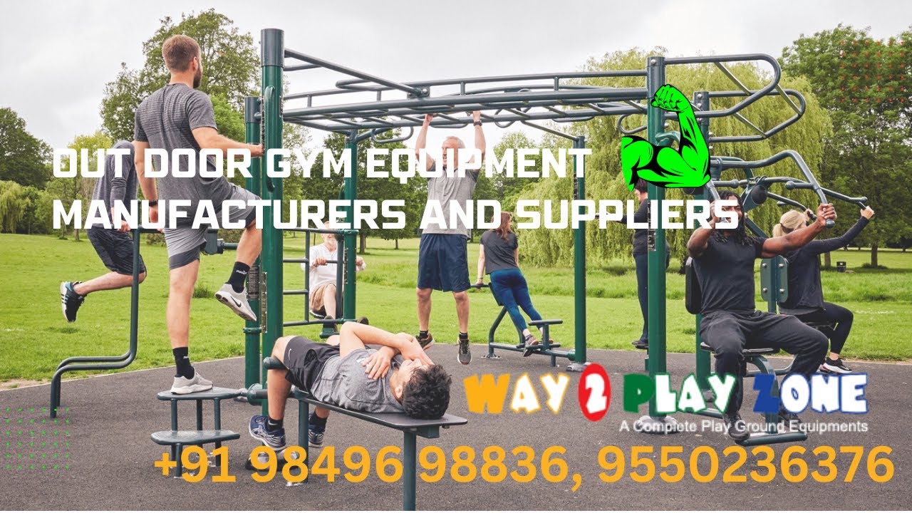 Outdoor fitness equipment Manufacturing in Hyderabad | Way2Playzone | Call : 98496 98836