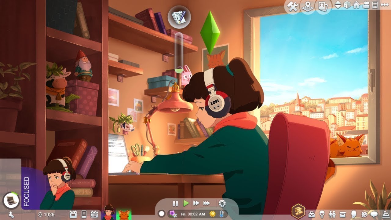 Lofi Girl x The Sims - przytulna muzyka, kt&oacute;ra sprawi, że poczujesz się jak w raju!