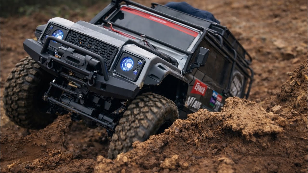 1/10 SCALE RC MODEL HB ZP 1006 | OFF-ROAD TEST IN DRY MUD‼️🇮🇩