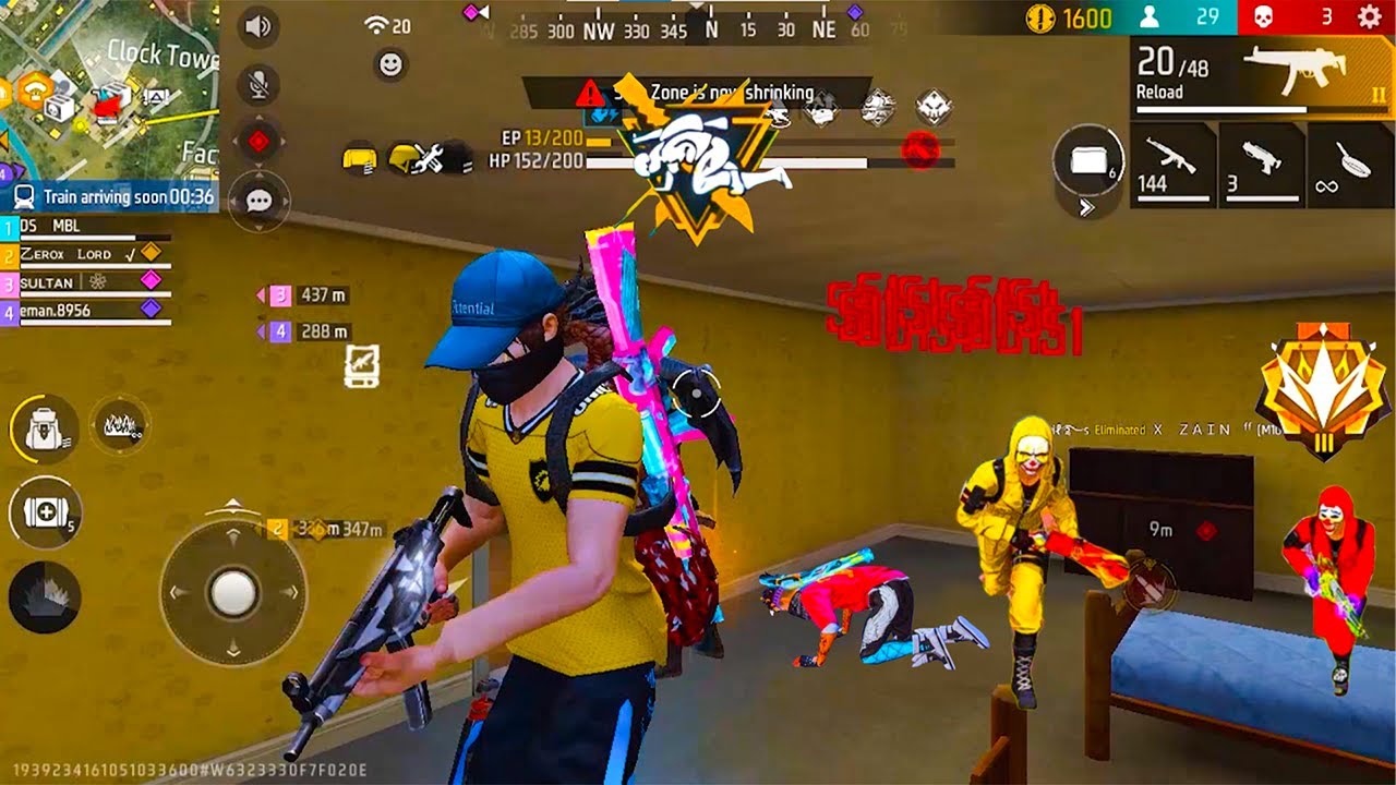 Grandmaster Region Lobby 🥵 Solo Vs Squad Gameplay Free Fire