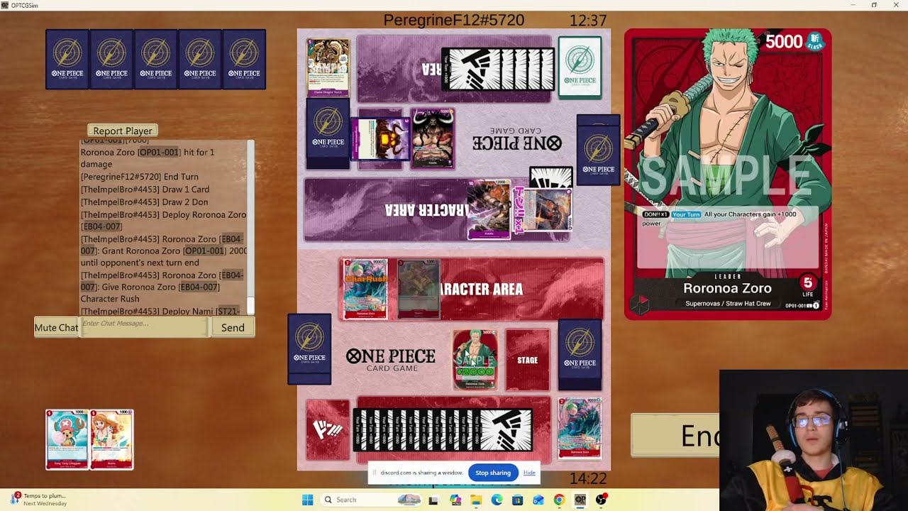 playing the Red Zoro Leader and Trying something new