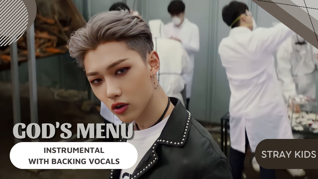 Stray Kids - 神메뉴(God's Menu) (Official Instrumental with backing vocals) |Lyrics|