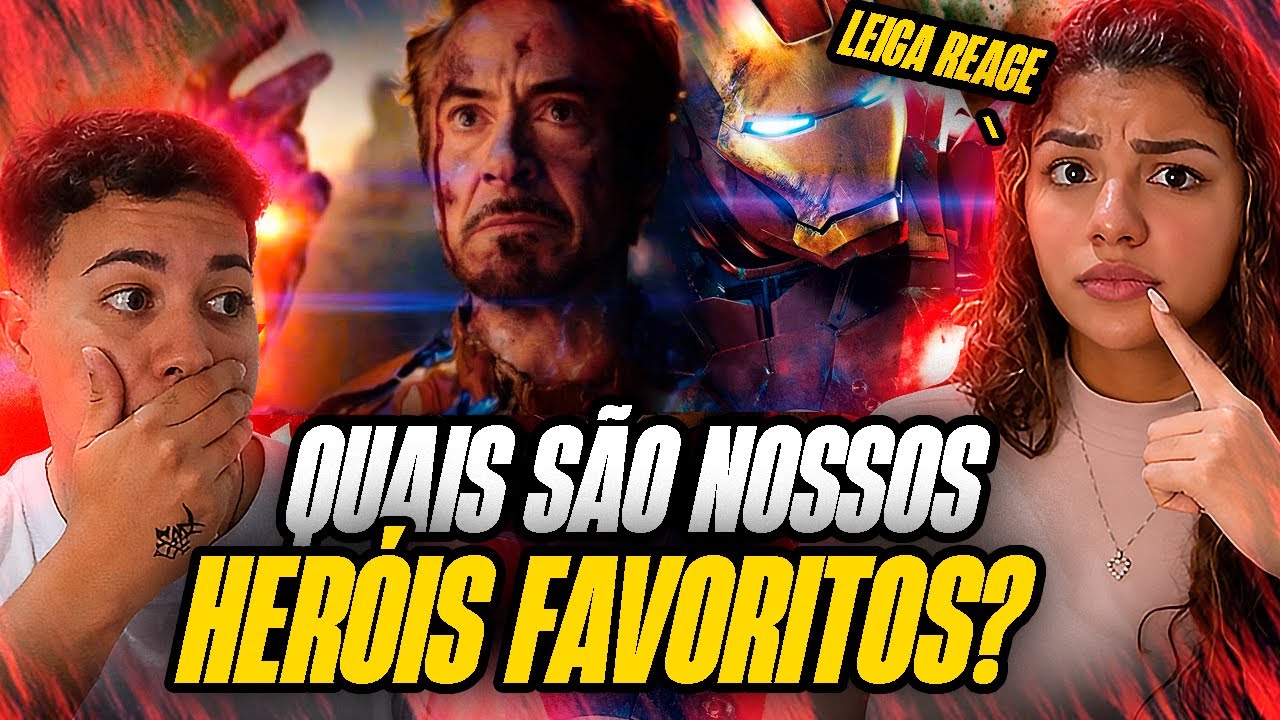 LEIGA REAGE 2 em 1 RAP DO HOMEM DE FERRO NERD HITS / ApenasGeekReact