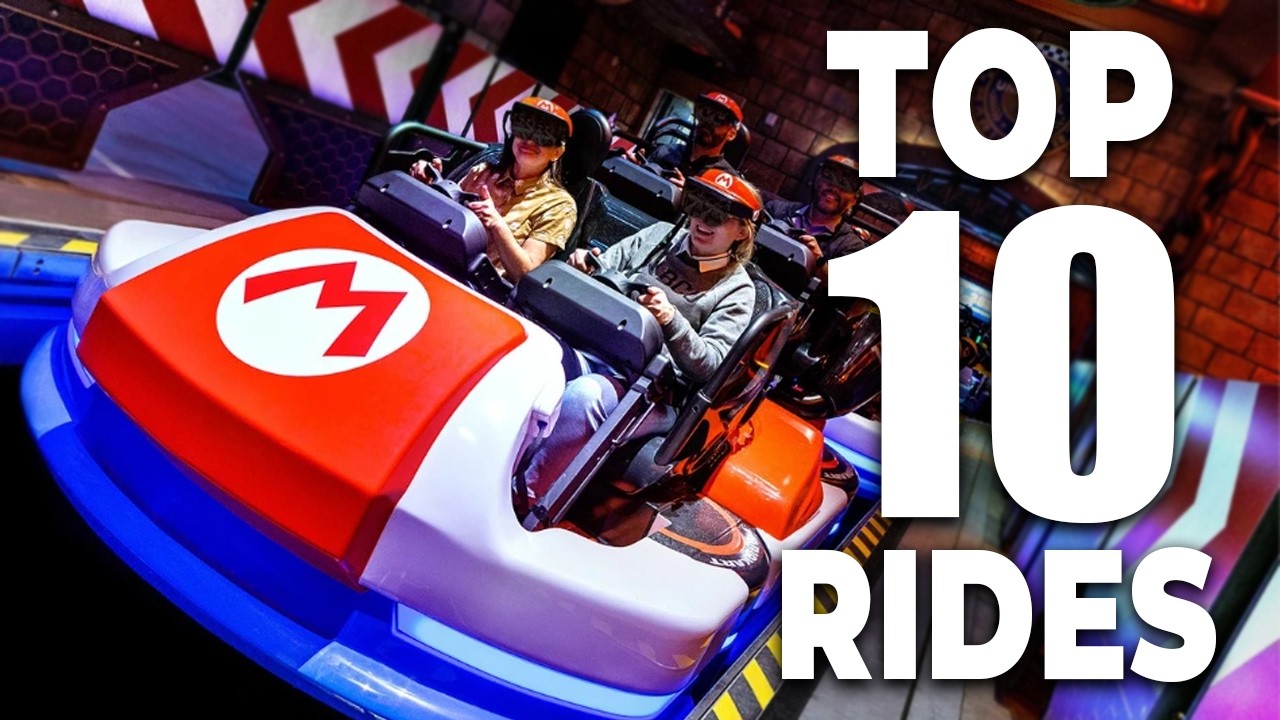 Top 10 Best Rides at UNIVERSAL STUDIOS HOLLYWOOD - 2025!