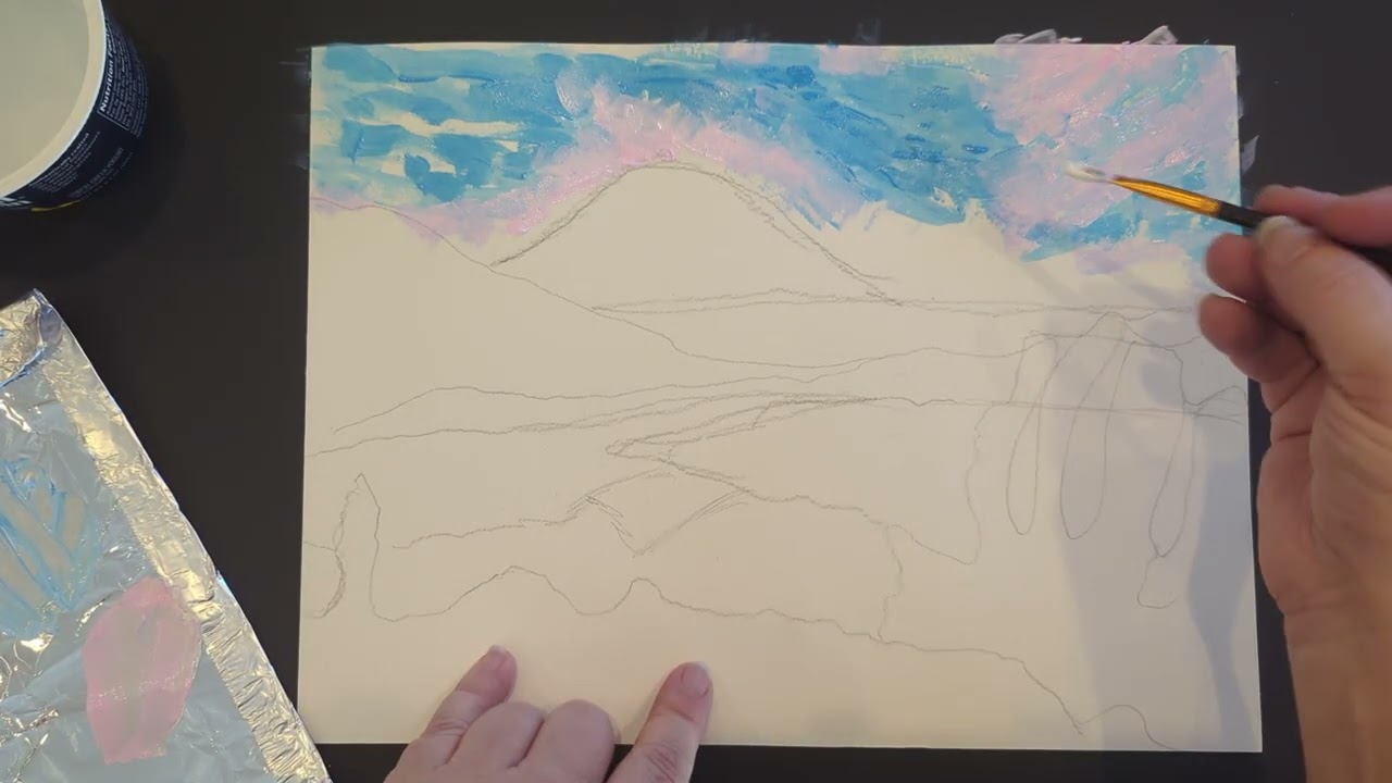 Impressionist Landscape Background