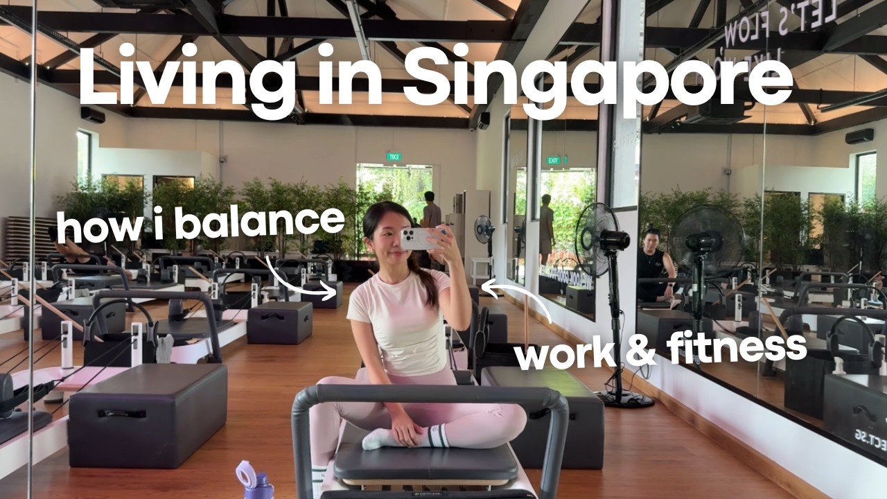 👩🏻‍💻 Реалистичная рабочая неделя с 9 до 5 в Сингапуре 🇸🇬 | Тренажерный зал, пилатес и корпоративн...