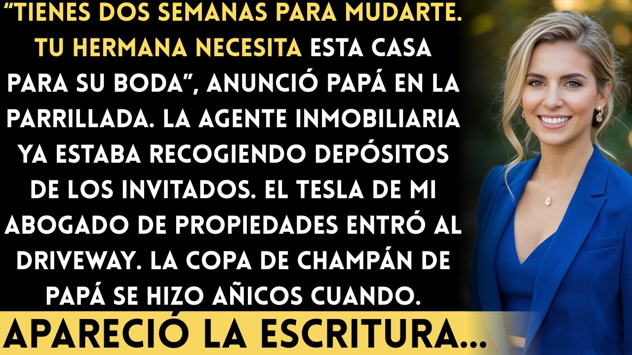 En la Parrillada Familiar, Pusieron Su Casa en Venta — Hasta Que Llegó Mi Abogado de Propiedades...