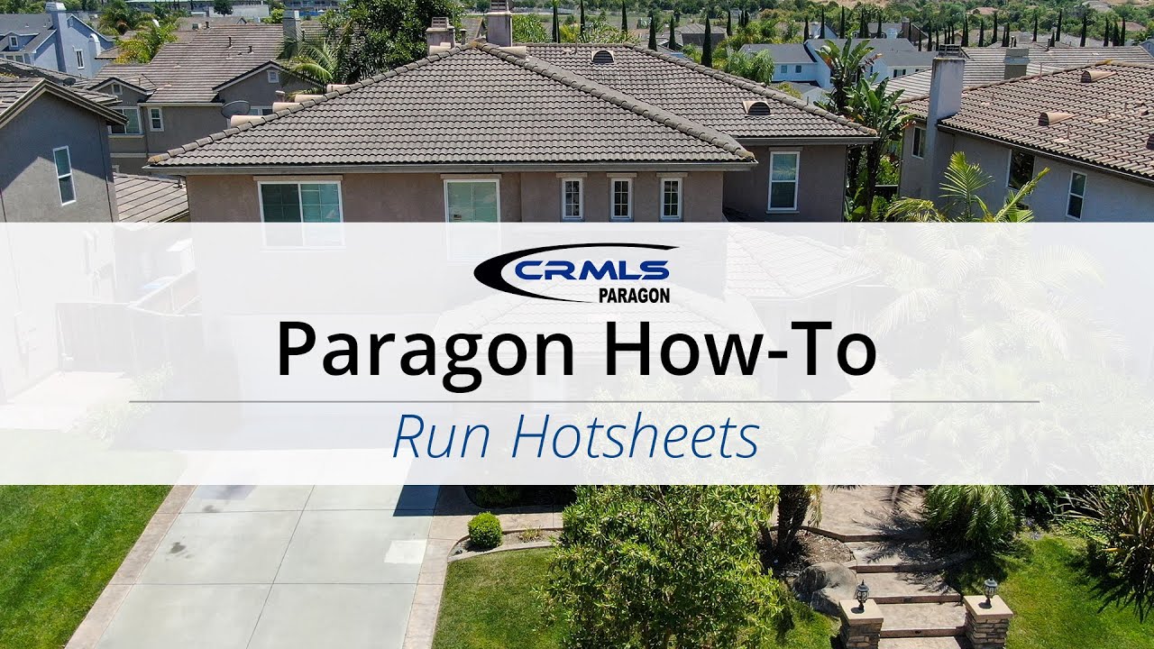 [Paragon How-To] Create and Save Hotsheets in Paragon