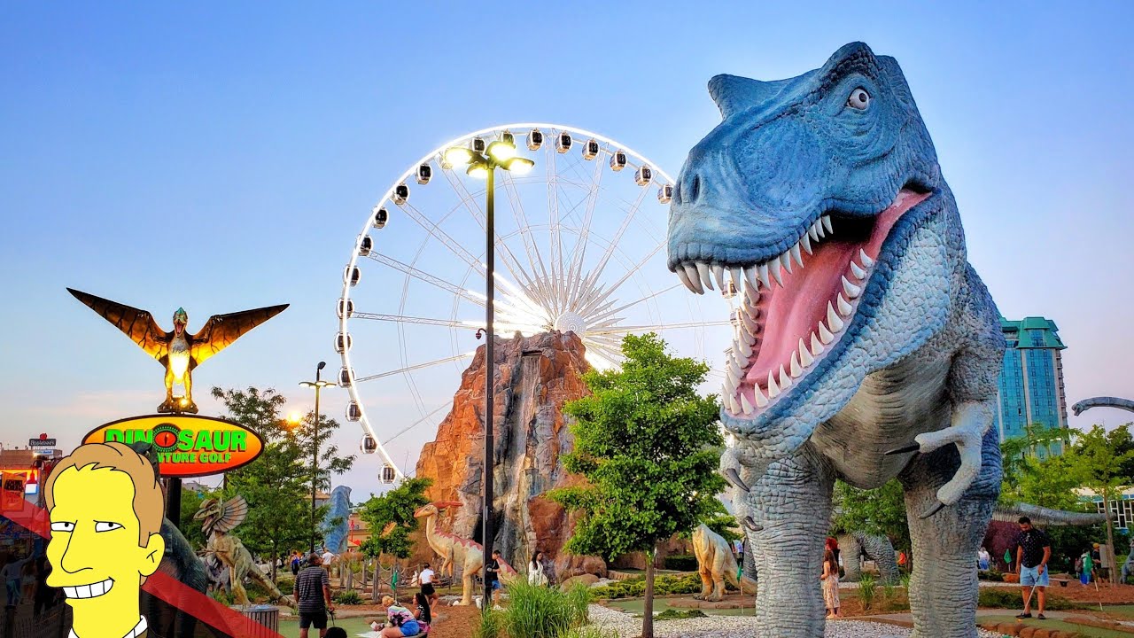 Canada's Largest DINOSAUR ADVENTURE GOLF | Clifton Hill, Niagara Falls