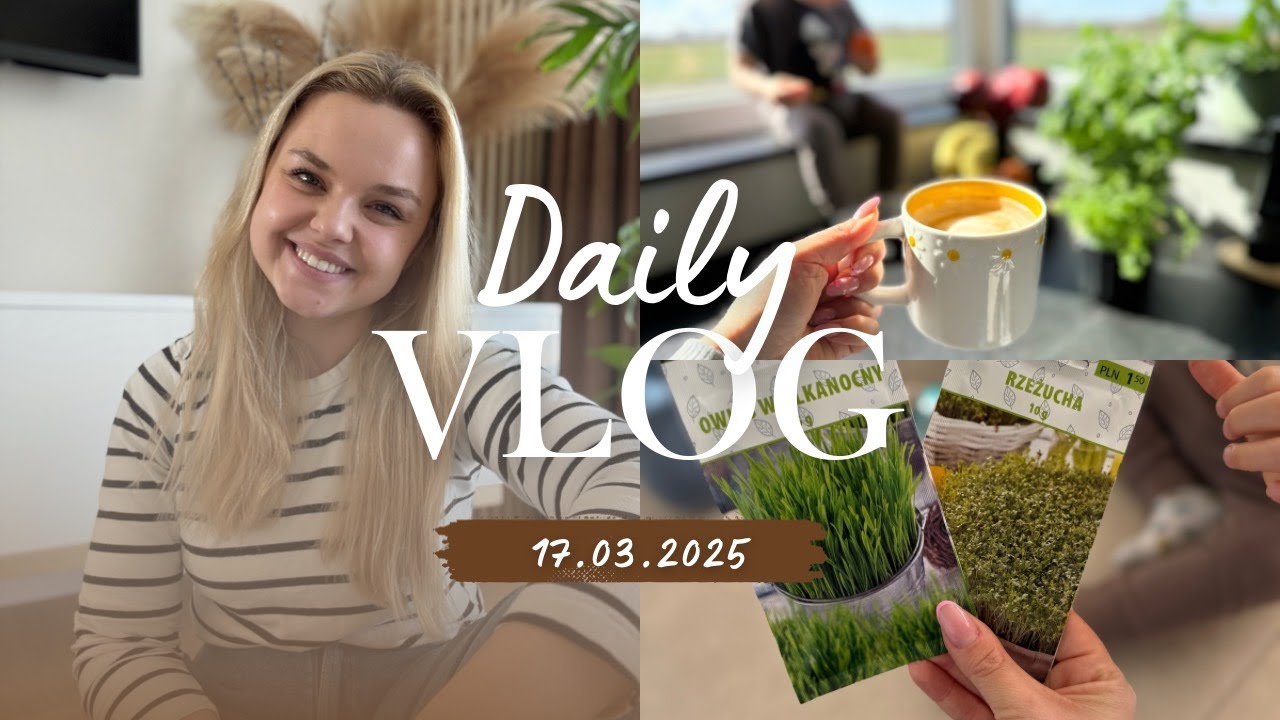 VLOG 8 | wpadki podczas gotowania, siejemy rzeżuchę