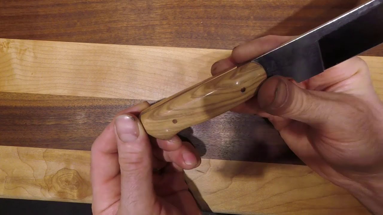 Butchering Slicer with Olive Wood Handle