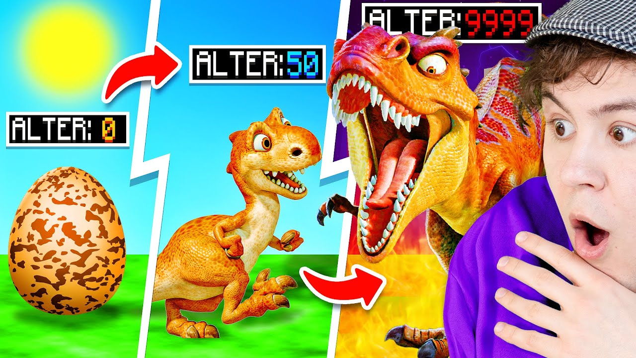 Vom Dino Ei 🥚 zum ausgewachsenen T-REX?! - Dino Merge