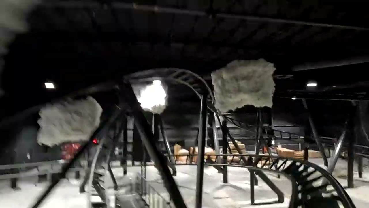 POV of DarKoaster @ Busch Gardens Williamsburg | Lights On