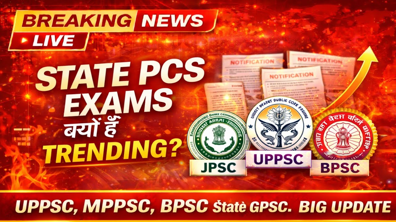 State PCS Exams क्यों हैं Trending? | JPSC 2026 Notification, UPPSC, MPPSC, BPSC Big Update
