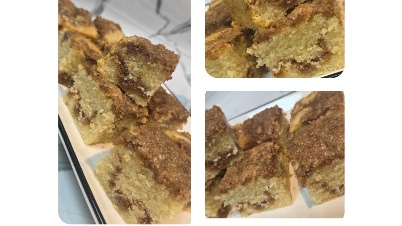 Starbucks Copycat Cinnamon Coffee Cake Recipe | Soft & Crumbly Bakery Style