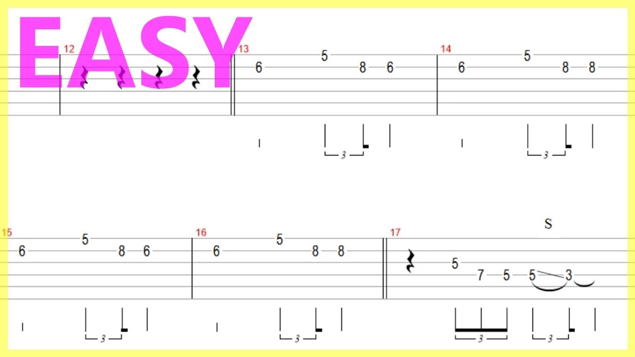 Ritchie Valens - Donna Guitar Solo Tab+BackingTrack