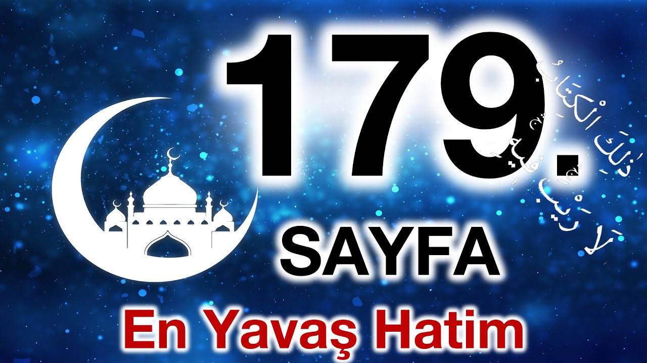Kuran 179. sayfa / Enfal Suresi 4. sayfa / yavaş okuyuş 9. cüz 179. sayfa / ok takipli 179. sayfa