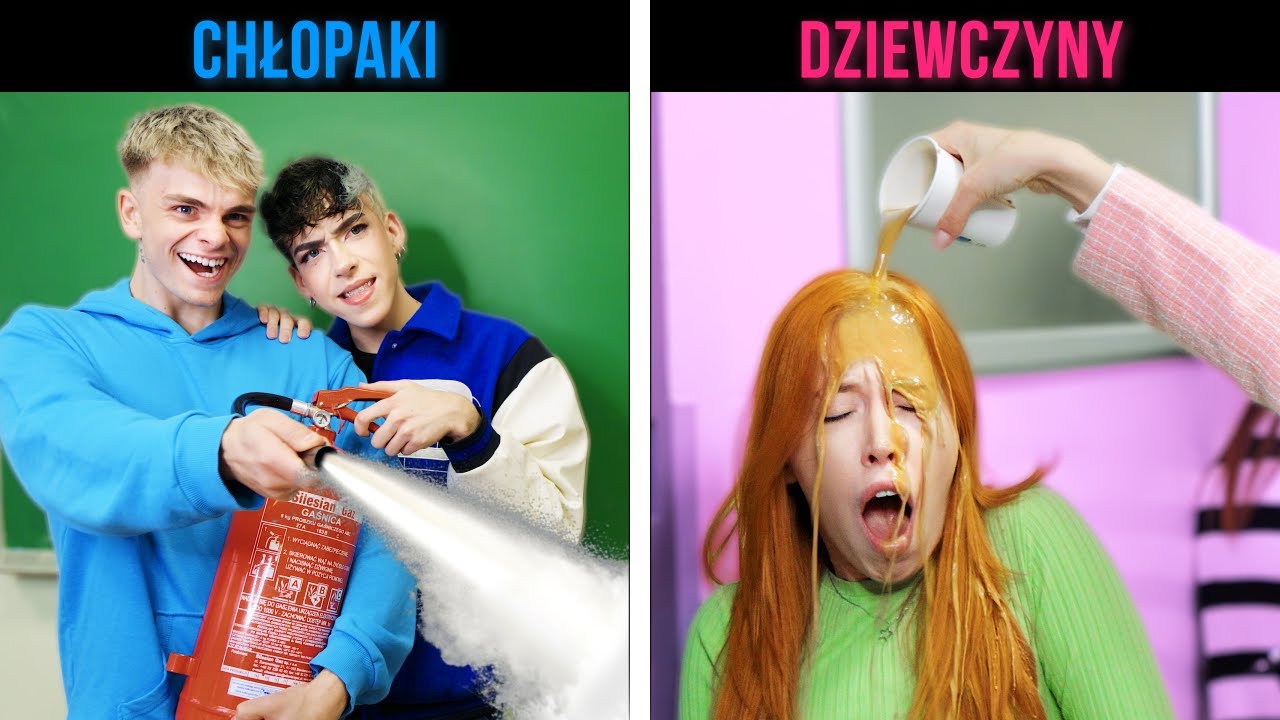 SZKOŁA - DZIEWCZYNY vs CHŁOPAKI