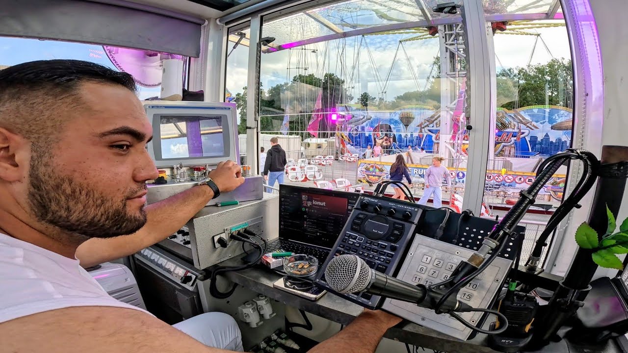 Around the World XXL - van der Beek ( VIP Video / Operator View ) [ Annakirmes Düren 2025 ]