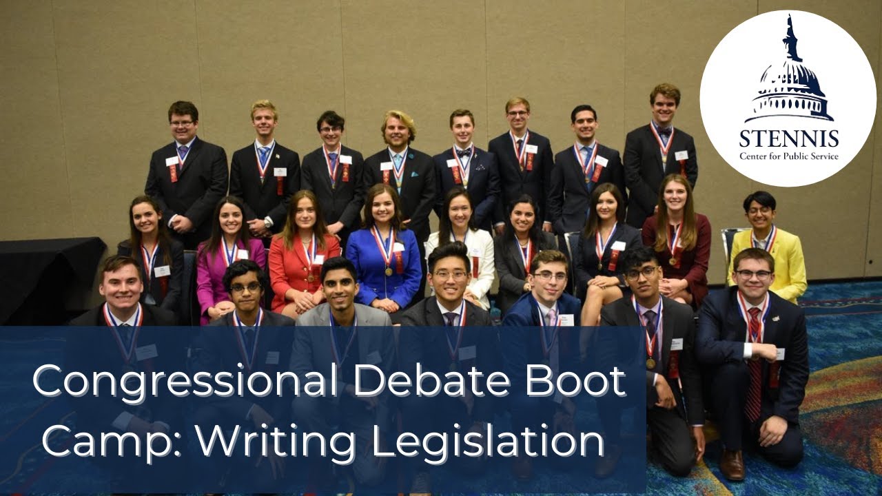 Stennis Congress Boot Camp - Episode 3: Writing Legislation