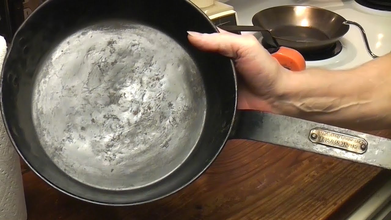 Carbon Steel Chicken Fryer from 1879! Restoration, Seasoning and First Cook - 147 YEARS OLD!